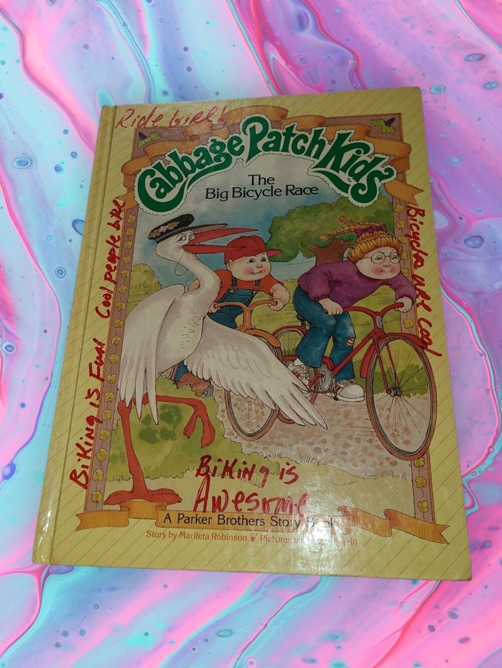 Cabbage Patch Kids the big bicycle race book